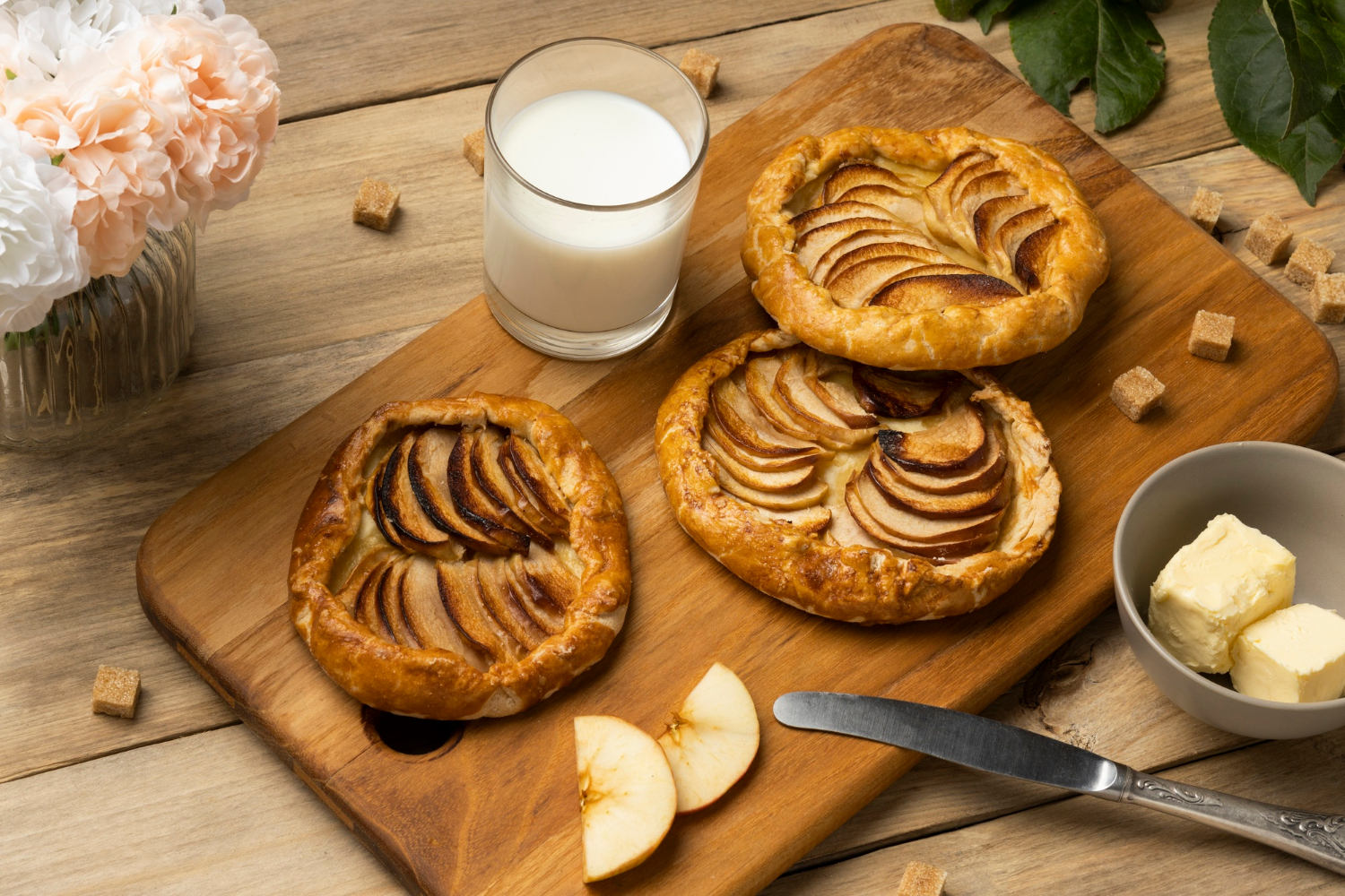 Comment faire briller une tarte aux pommes?