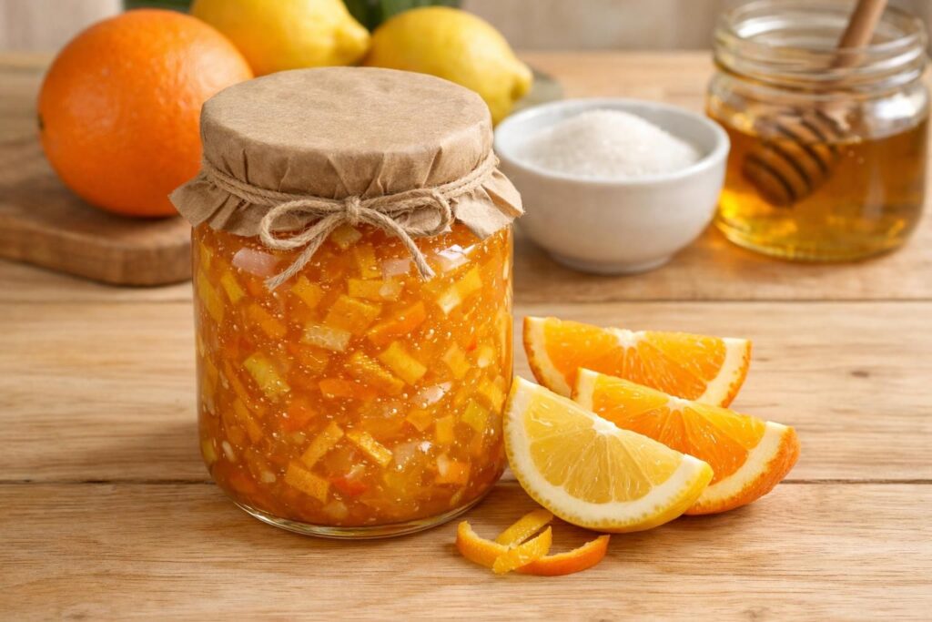 découvrez une recette maison simple et rapide de confiture d'orange et citron aux zestes pour un goût frais et authentique.