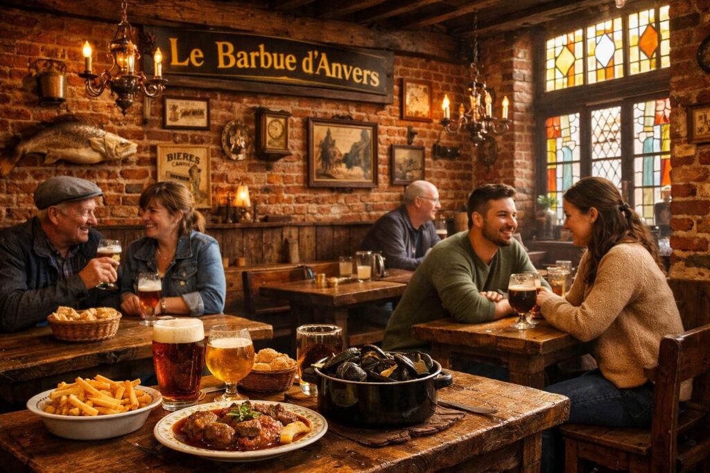 découvrez le barbue d'anvers, un estaminet authentique à lille, où les saveurs du nord se dégustent dans une ambiance conviviale et traditionnelle.